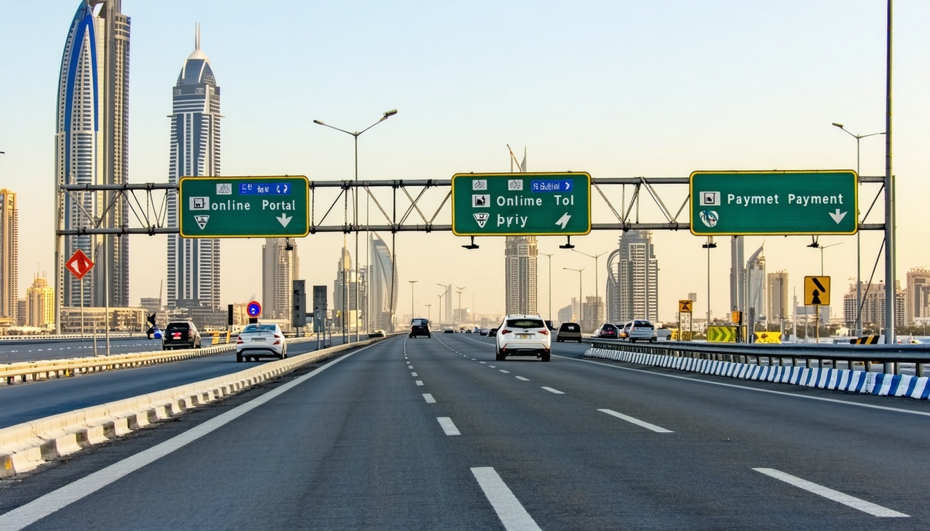 Easy online toll payment portal for Dubai roads